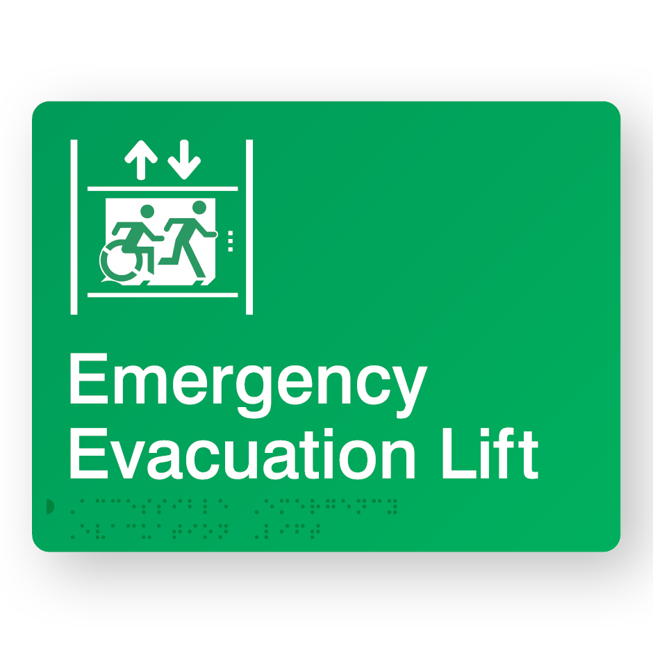 Accessible Emergency Evacuation Lift (SKU – EEL) Green