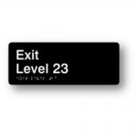 exit-level-23-black-acrylic-braille-sign.jpg