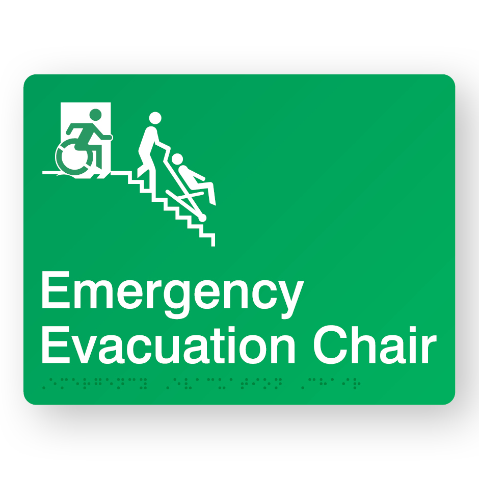 Emergency Evacuation Chair (SKU – EEEC) Green