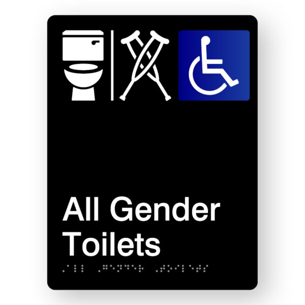 AIRLOCK - All Gender Toilets (T - C - Acc) - (SKU - BFP - AAGAMAT) Black