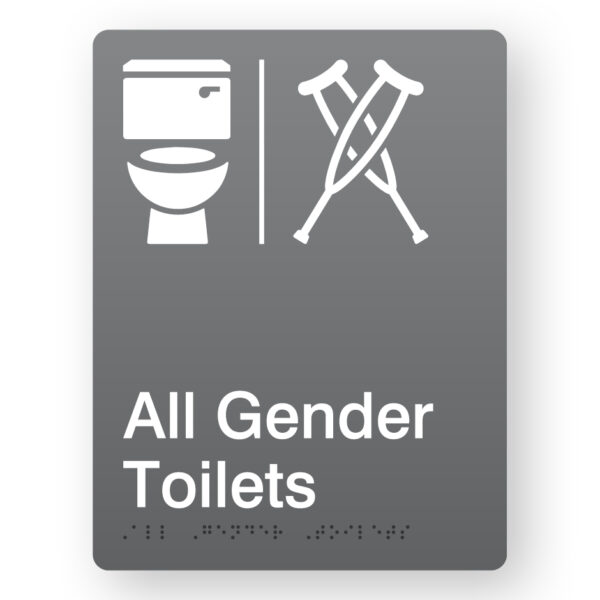 AIRLOCK - All Gender Toilets (T - C) - (SKU - BFP - AAGAMT) Grey