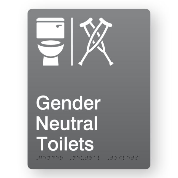 AIRLOCK - Gender Neutral Toilets (T - C) - (SKU - BFP - AGNAMT) Grey