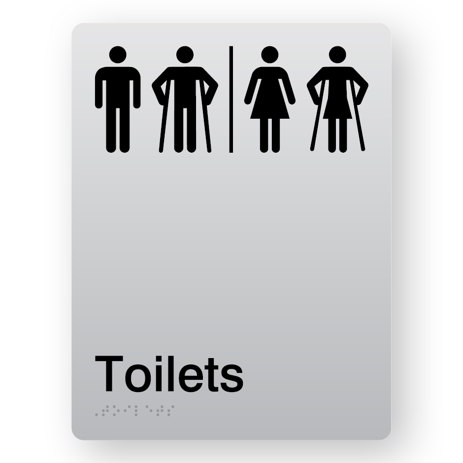 AIRLOCK – Toilets (M MA – F FA) – (SKU – BFP – AMAFAT) Silver