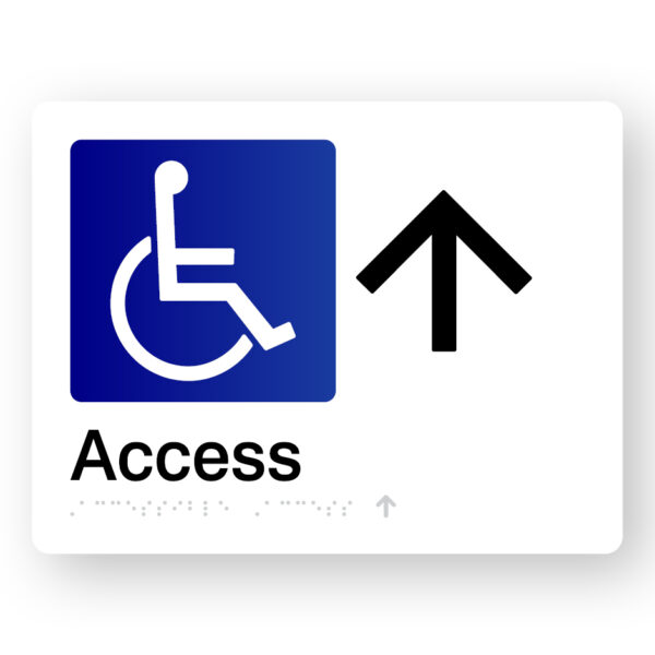 Accessible-Access-Up-Arrow-SKU-AAUA-White