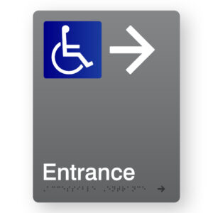 Accessible Entrance (Right Arrow)