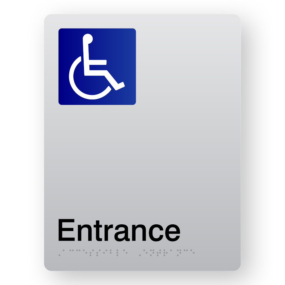 Accessible Entrance (SKU – BFP – AE) Silver