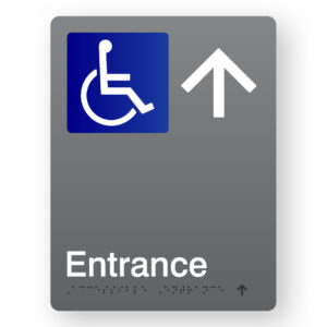 Accessible Entrance (Up Arrow)