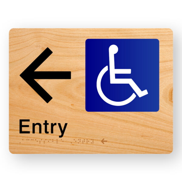Accessible Entry - Left Arrow (SKU - AENTLA) WDGR
