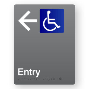 Accessible Entry (Left Arrow)