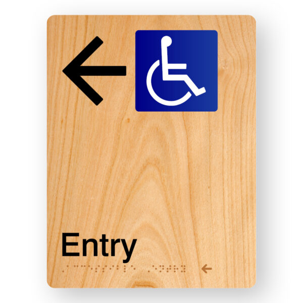 Accessible Entry - Left Arrow (SKU - BFP - AENTLA) WDGR