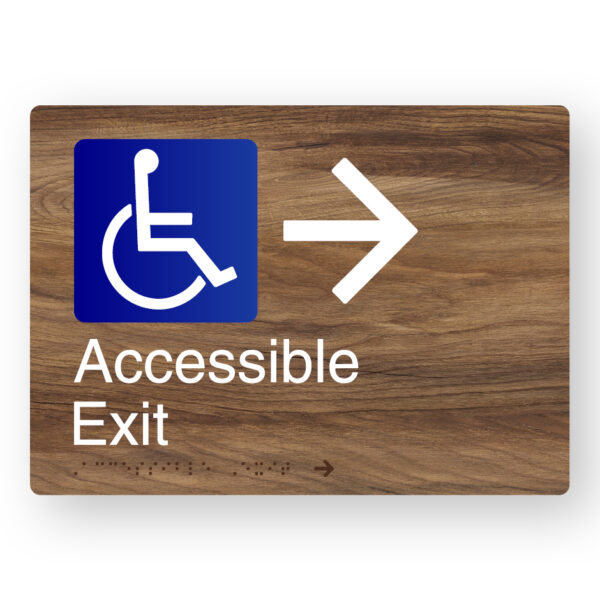 Accessible-Exit-Right-Arrow-SKU-AEXRA-MWOOD