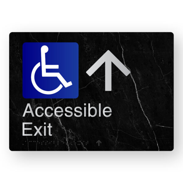Accessible Exit - Up Arrow (SKU - AEXUA) BMS1