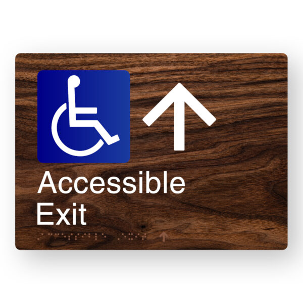 Accessible Exit - Up Arrow (SKU - AEXUA) DWW1