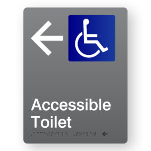 Accessible Toilet (Left Arrow)