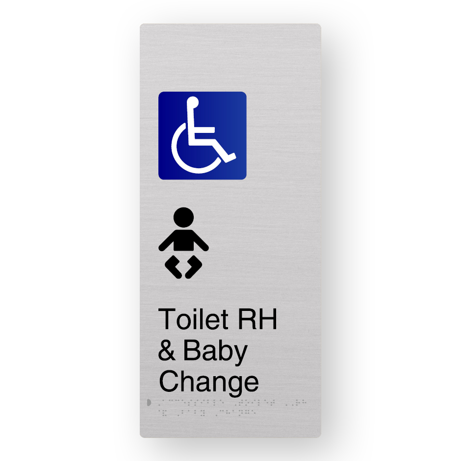 Accessible Toilet RH & Baby Change (SKU-BFACE-XL-ATRBC) A