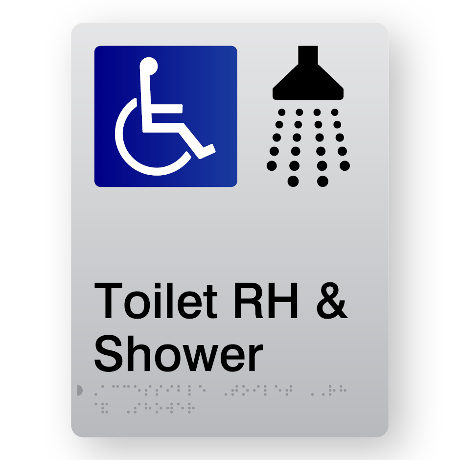 Accessible Toilet RH & Shower (SKU-BFP-ATRS) Silver