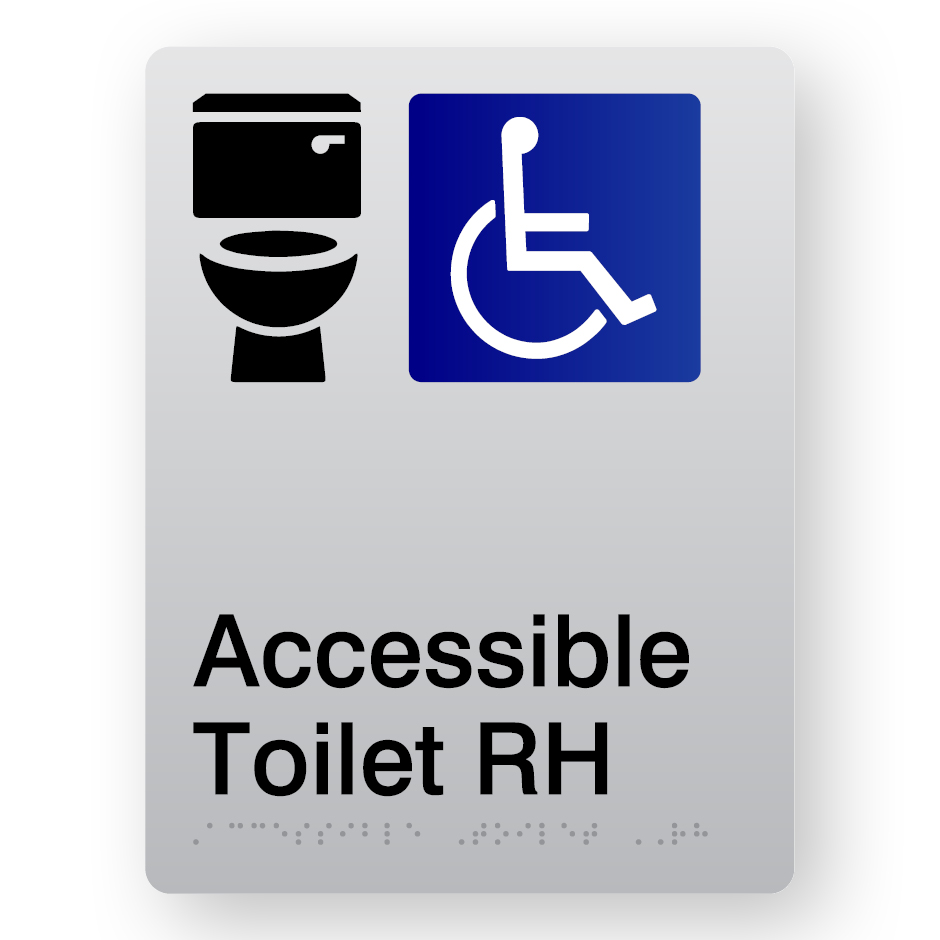 Accessible Toilet RH V2 (T-Acc) – (SKU-BFP-ATR) Silver