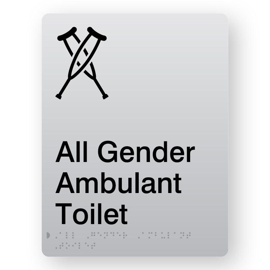 All Gender Ambulant Toilet (SKU – BFP – AGAT) Silver