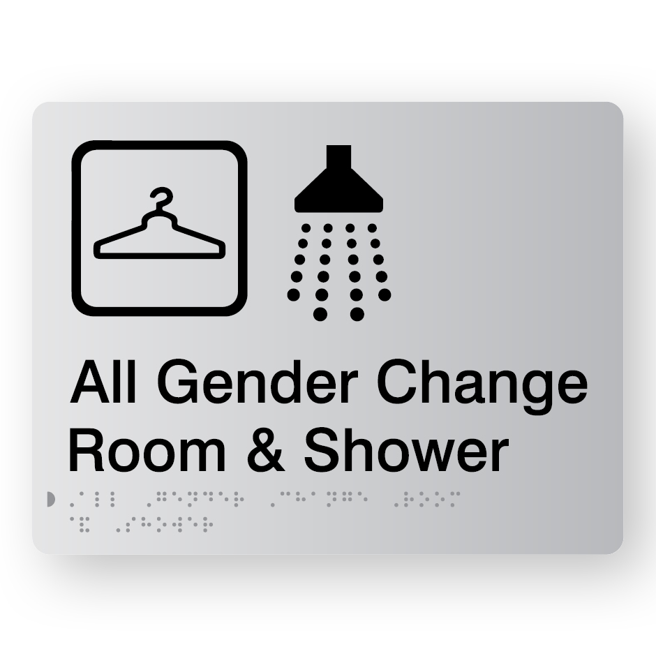 All Gender Change Room & Shower (SKU – AGCRS) Silver