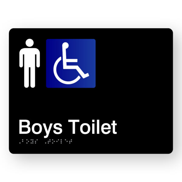 Boys Toilet (M - Acc) - SKU - ABYAT) Black