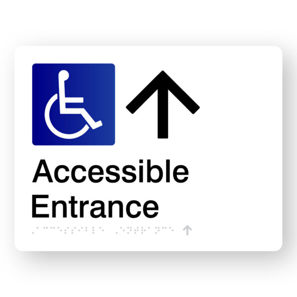 Entrance-Accessible-Up-Arrow-SKU-AEU-White