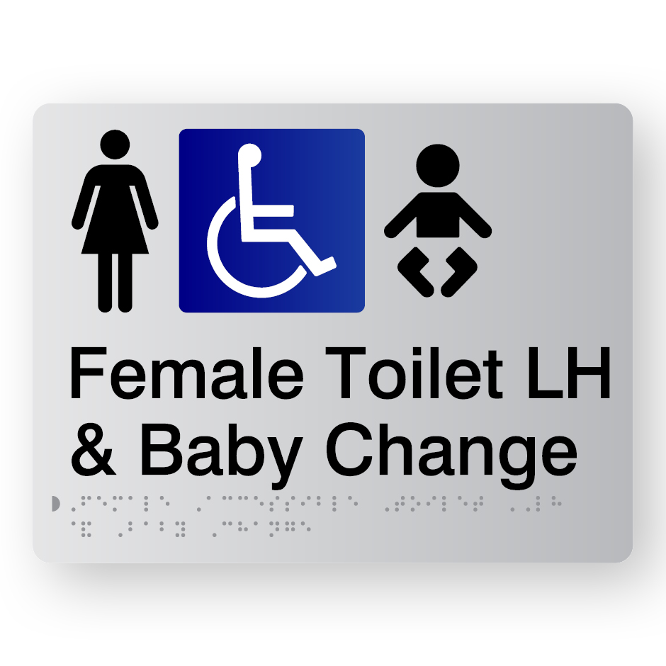Female-Accessible-Toilet-LH-Baby-Change-SKU-FATLBC-Silver