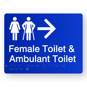 Female Toilet & Ambulant Toilet (Right Arrow) - Image 1