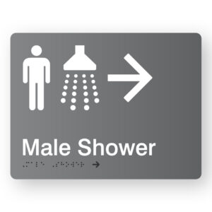 Male Shower (Right Arrow) - Image 1