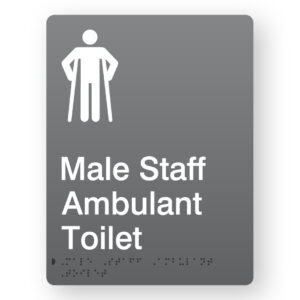 Male Staff Ambulant Toilet - Image 1