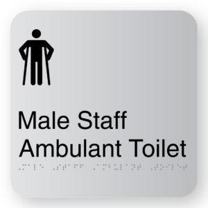 Male Staff Ambulant Toilet - Image 1