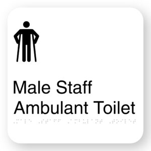 Male Staff Ambulant Toilet - Image 1
