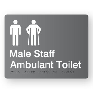 Male Staff Ambulant Toilet - Image 1