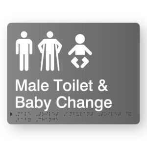 Male Toilet Ambulant Toilet & Baby Change - Image 1