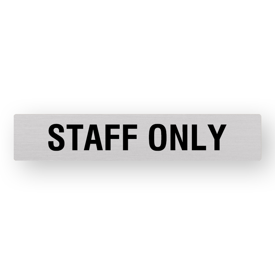 Staff Only – 480×90 – (SKU – SO) A