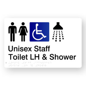 Unisex Staff Accessible Toilet LH & Shower - Image 1