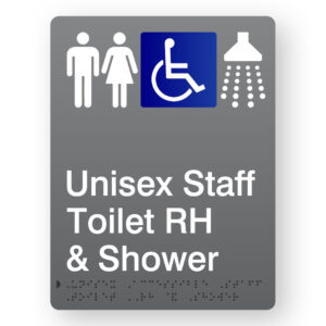 Unisex Accessible Staff Toilet RH & Shower - Image 1