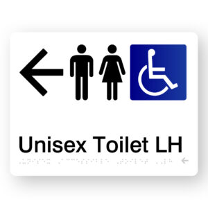 Unisex Accessible Toilet LH (Left Arrow) - Image 1