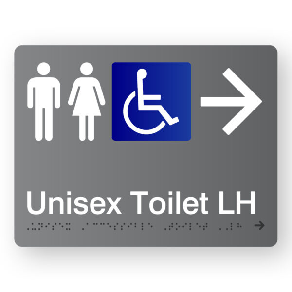 Unisex-Accessible-Toilet-LH-Right-Arrow-SKU-UATLRA-Grey
