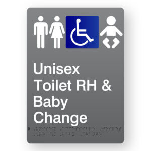 Unisex Accessible Toilet RH & Baby Change - Image 1