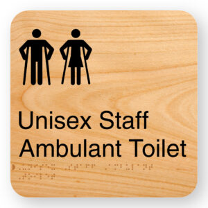 Unisex Staff Ambulant Toilet - Image 1