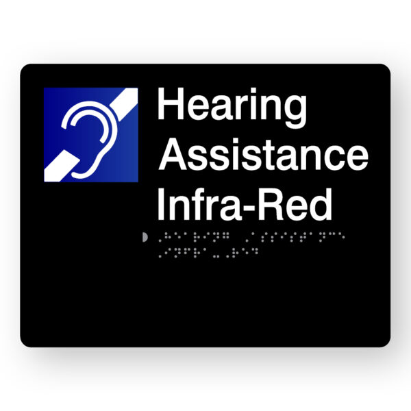 Hearing Assistance Infra-Red (SKU - HAIR) Black
