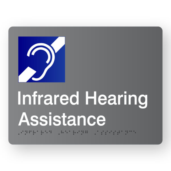 Infrared Hearing Assistance (SKU - IRH) Grey