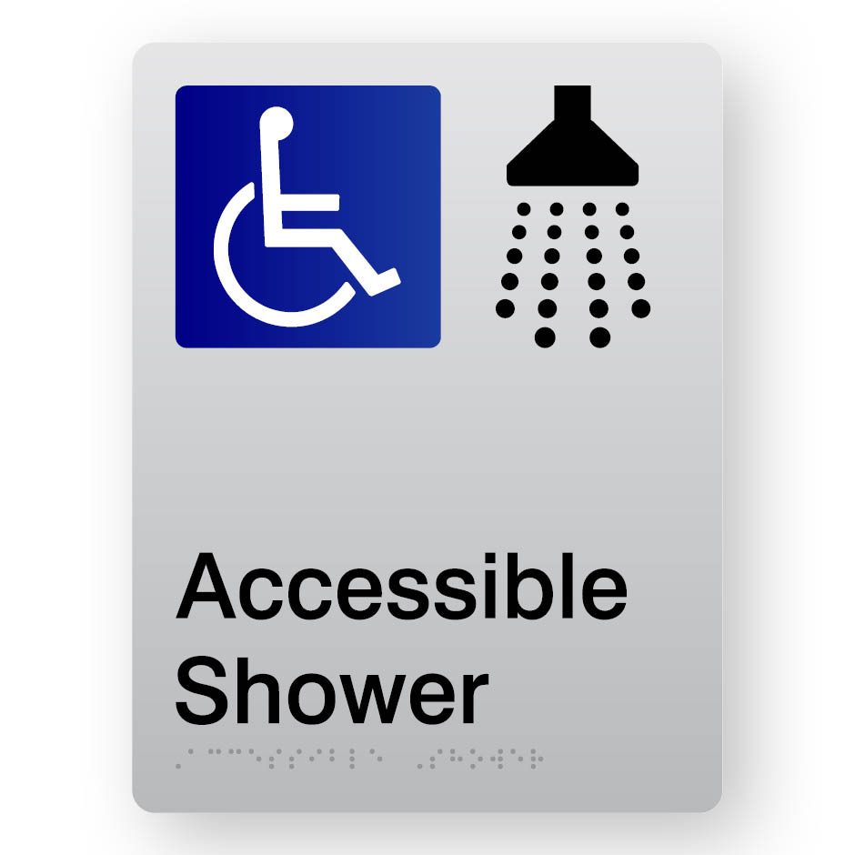 Accessible Shower (SKU – BFP – AS) Silver