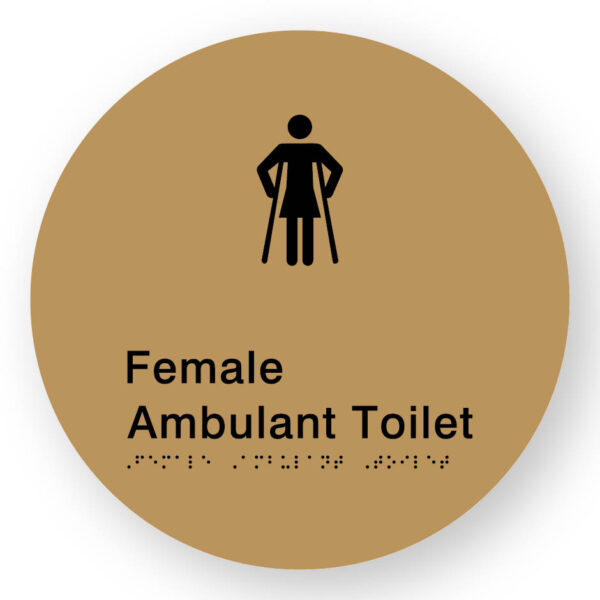 Female Ambulant Toilet (SKU-BSSC-FAT) Gold