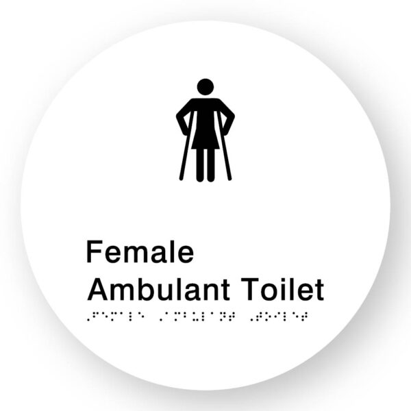 Female Ambulant Toilet (SKU-BSSC-FAT) White