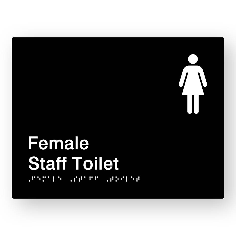 Female Staff Toilet (SKU-BSS-FST) Black