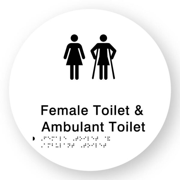 Female Toilet & Ambulant Toilet (SKU-BSSC-FTAT) White