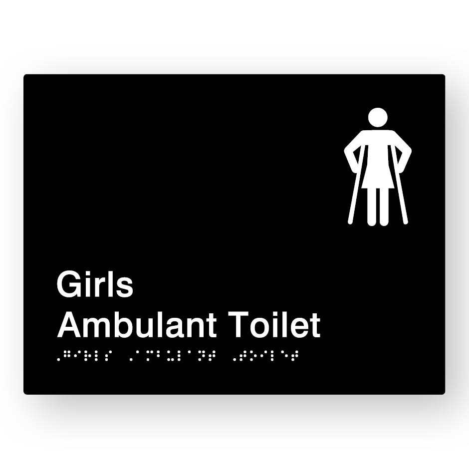 Girls Ambulant Toilet (SKU-BSS-GAT) Black