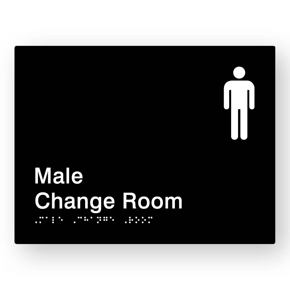 Male Change Room (SKU-BSS-MCR) Black