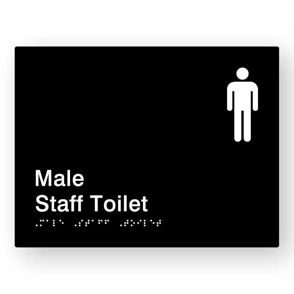 Male Staff Toilet (SKU-BSS-MST) Black